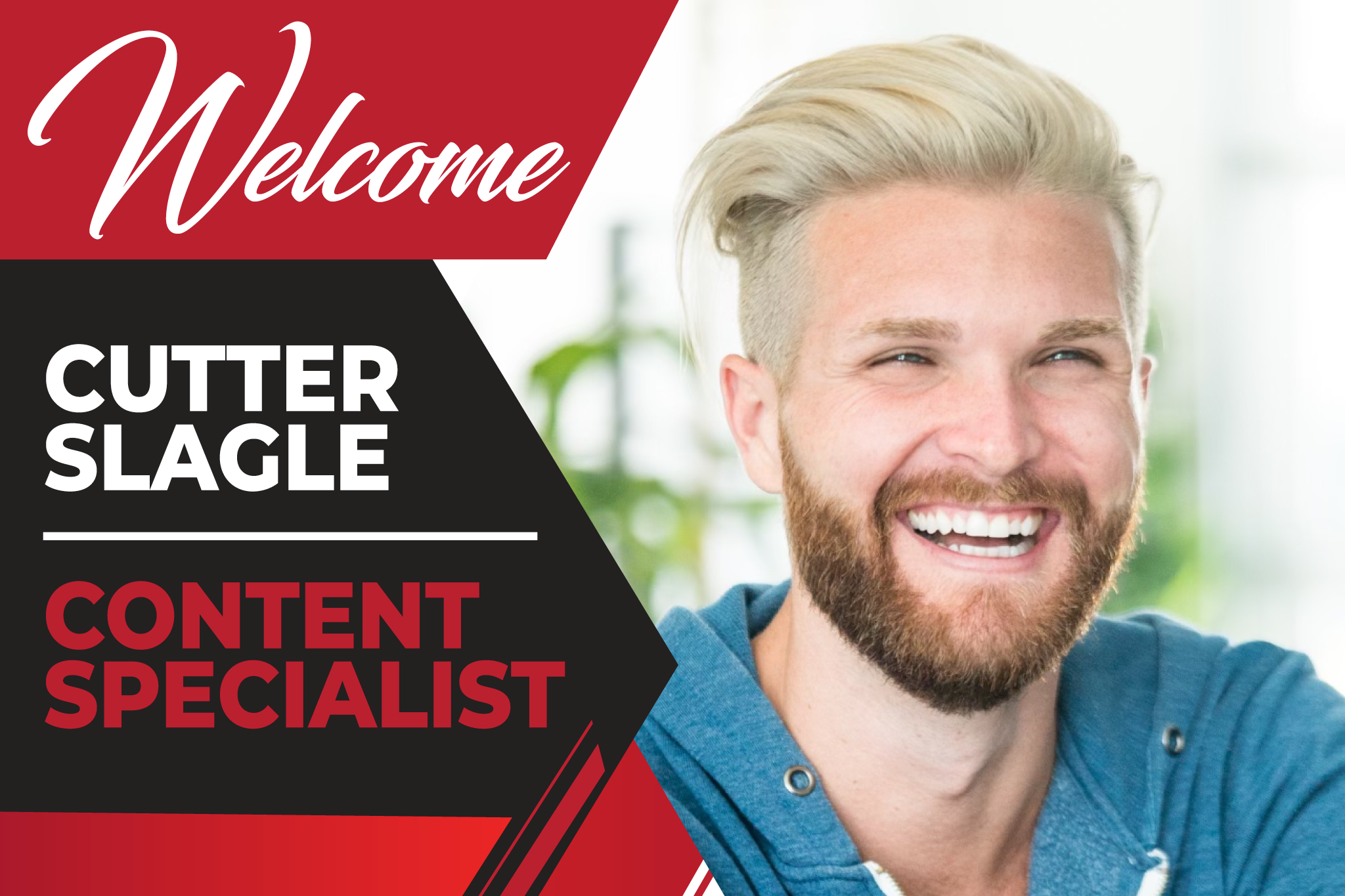 Welcome to the team, Cutter Slagle!