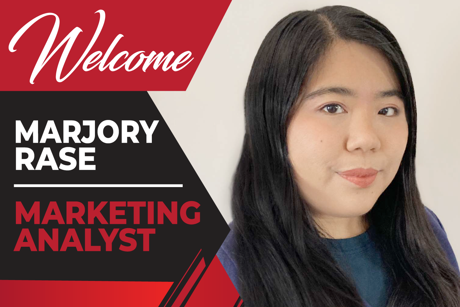 Welcome to the team, Marjory Rase!